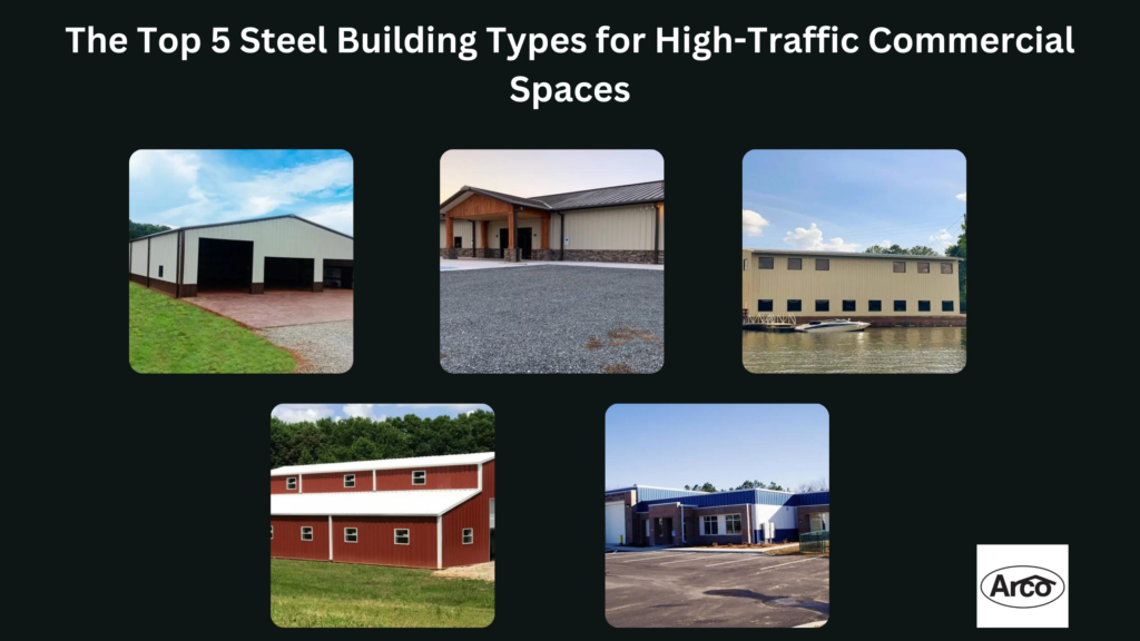 The Top 5 Steel Building Types for High-Traffic Commercial Spaces